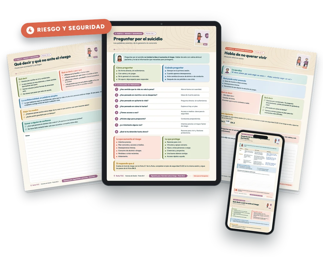 Fichas de riesgo y seguridad